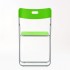 Стул Barneo N-299 Fold металлокаркас, пластик светло-зеленый для кухни